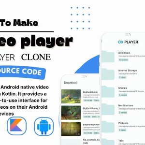 MX Player Clone App Source Code Free with AdMob Monetization Support